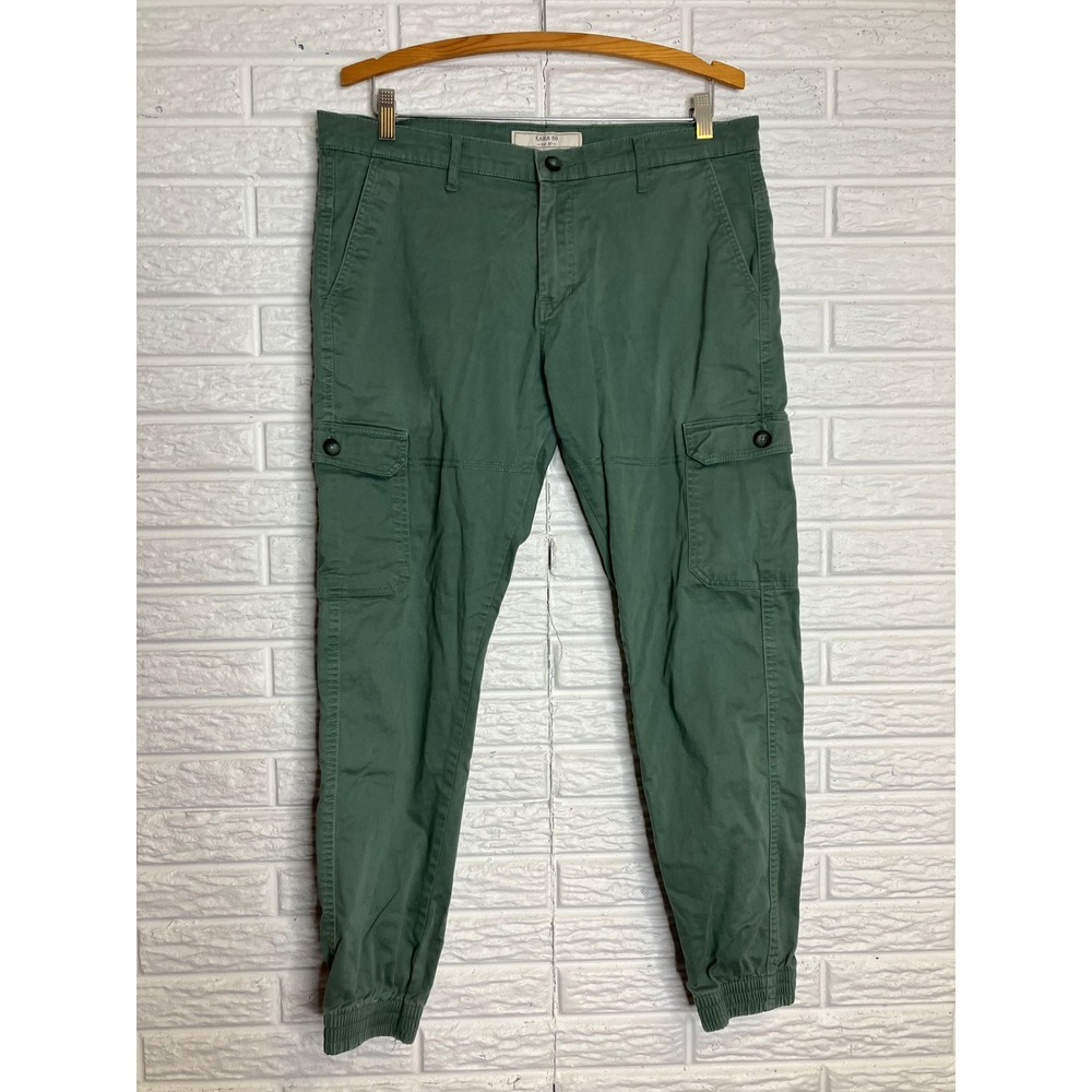 Kara 69 Cargo Jogger Pants Womens 32 Olive Green Excellent Utility Pockets